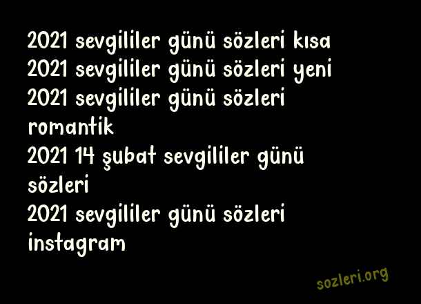 2021 Sevgililer Günü