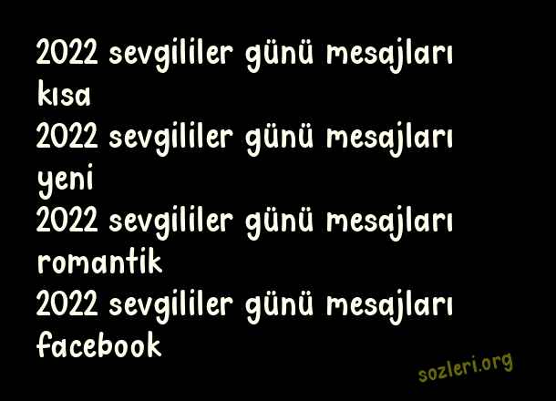 2022 Sevgililer Günü