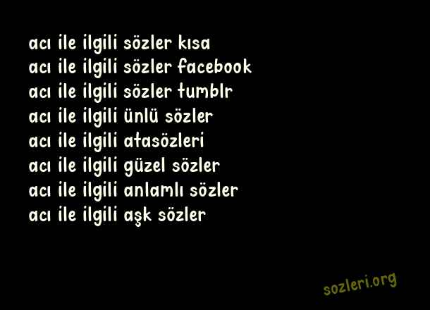 Acı