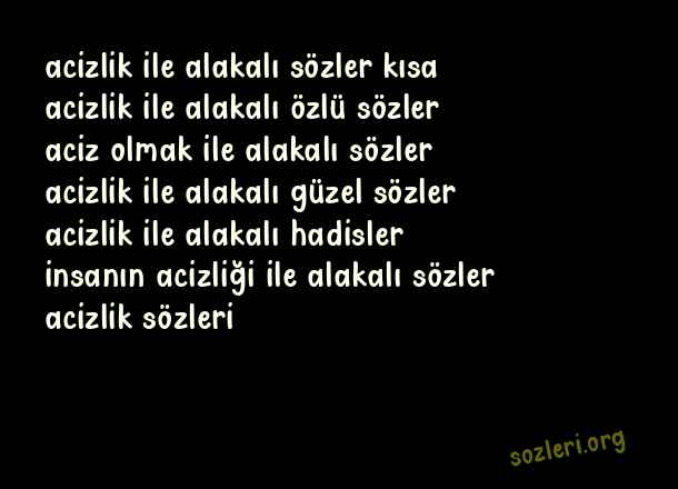 Acizlik