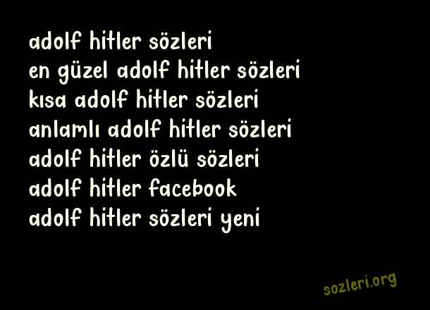 Adolf Hitler