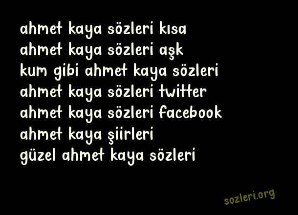 Ahmet Kaya