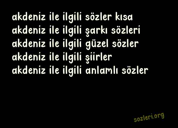 Akdeniz
