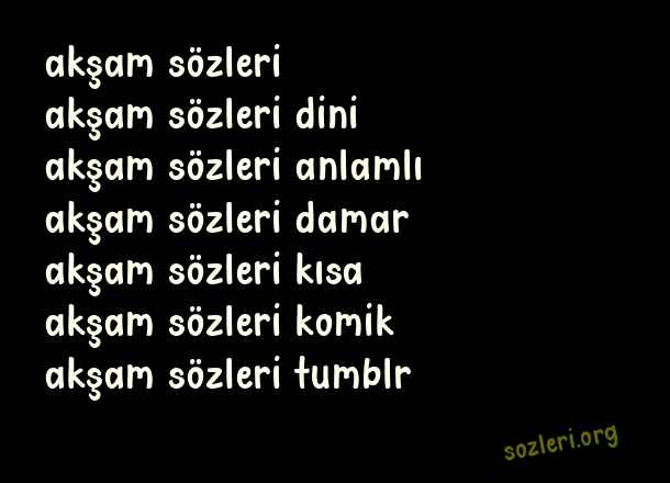 Akşam