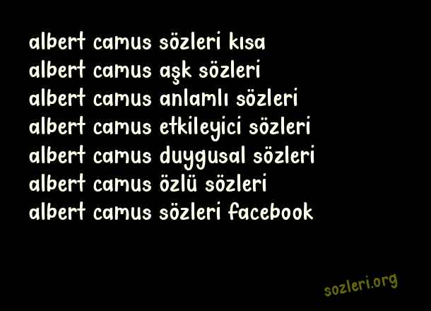 Albert Camus