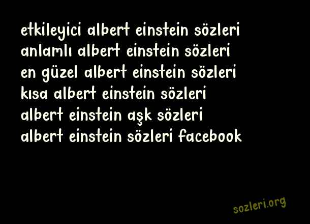 Albert Einstein
