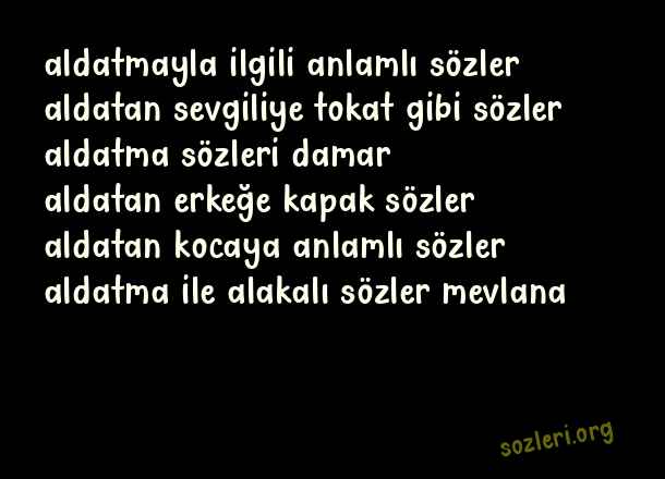 Aldatılma