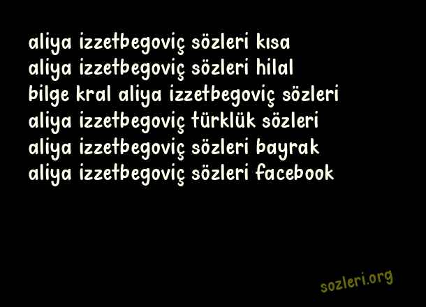 Aliya İzzetbegoviç