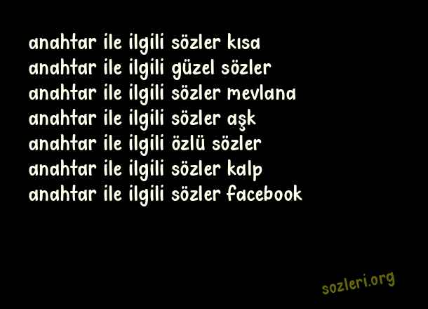 Anahtar
