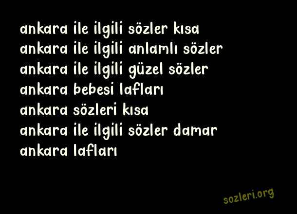Ankara