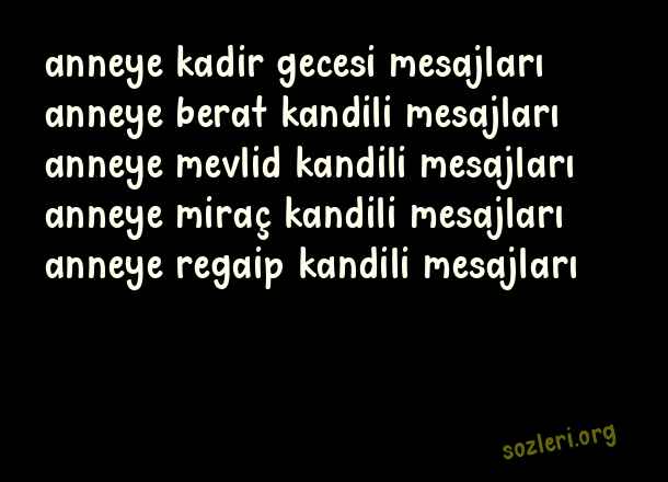 Anneye Kandil