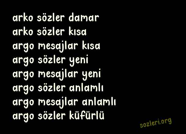Argo Sözler