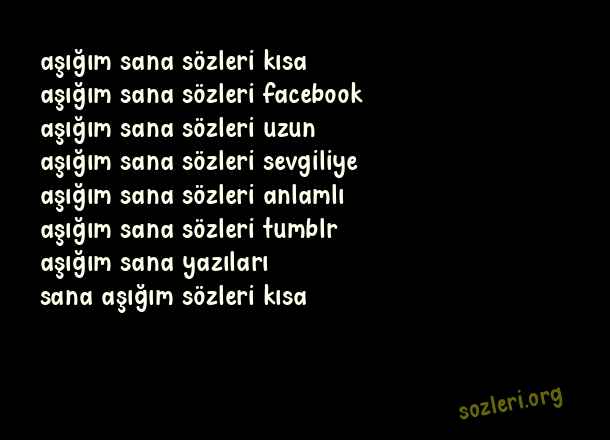 Aşığım Sana