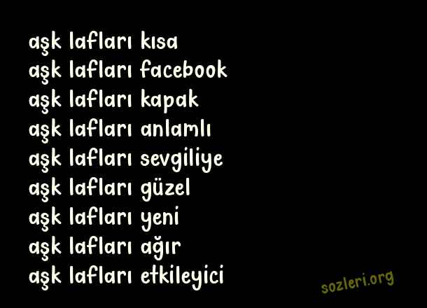 Aşk Lafları