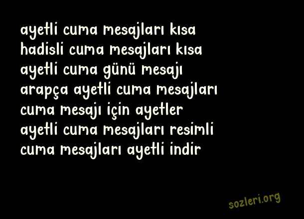 Ayetli Cuma