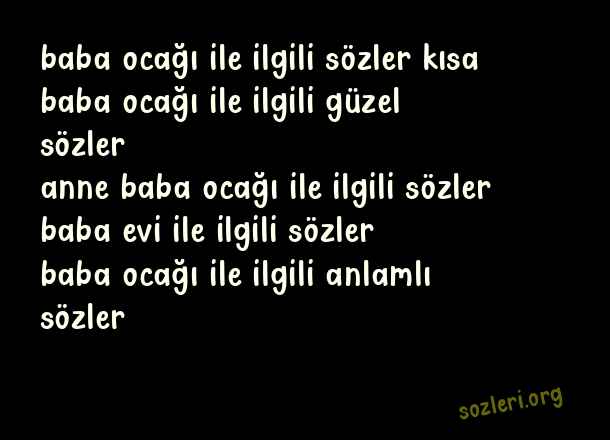 Baba Ocağı