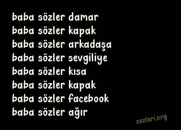 Baba Sözler