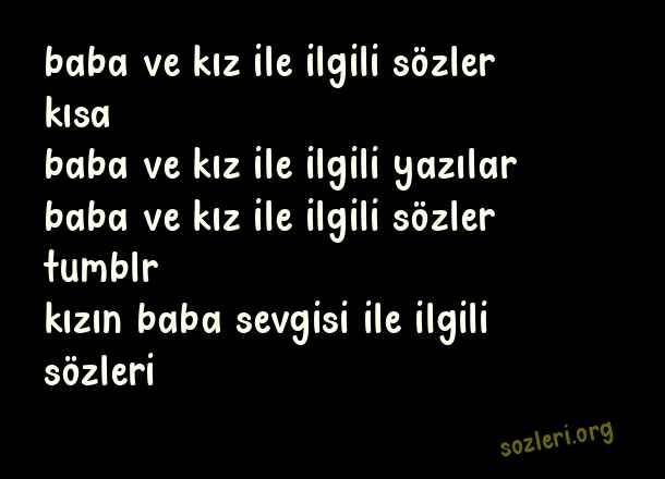 Baba Ve Kızı