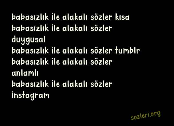 Babasızlık