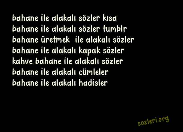 Bahane