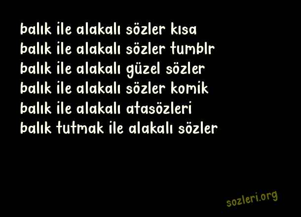 Balık