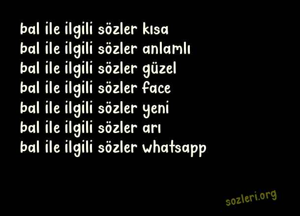 Balla İlgili Sözler