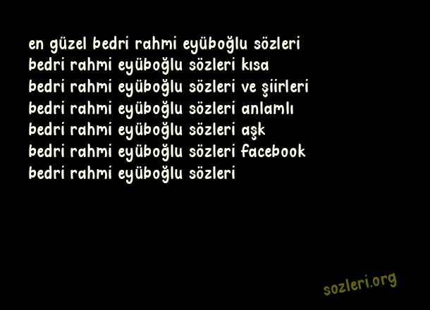 Bedri Rahmi Eyüboğlu