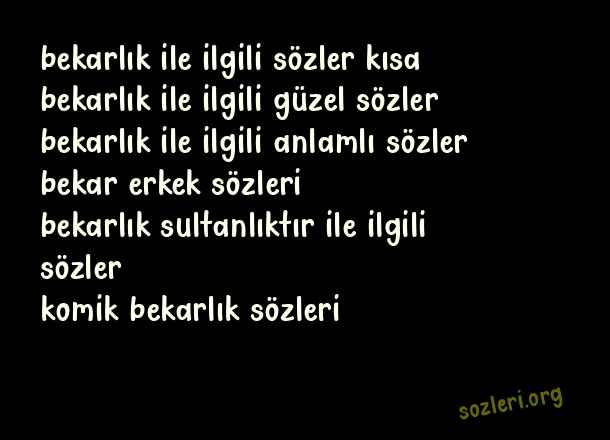 Bekarlık