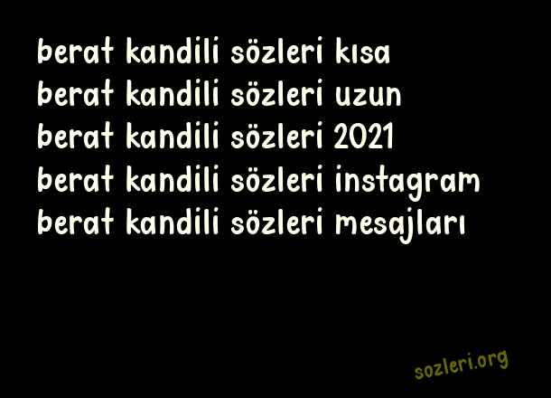 Berat Kandili