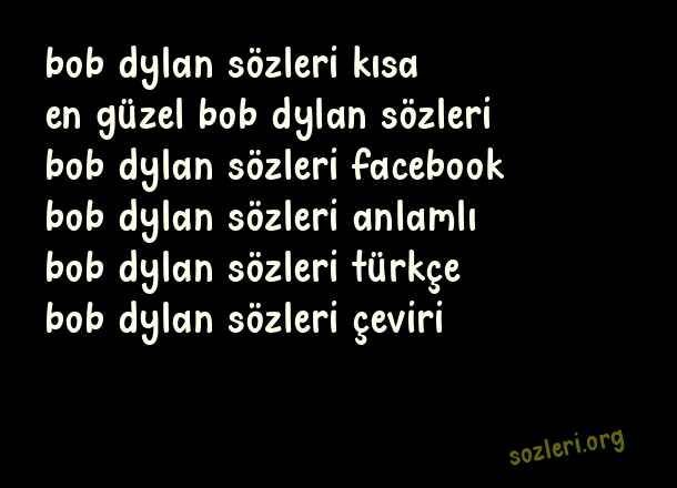 Bob Dylan