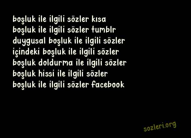 Boşluk