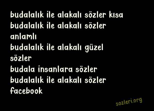 Budalalık