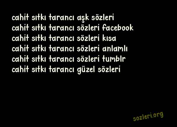 Cahit Sıtkı Tarancı