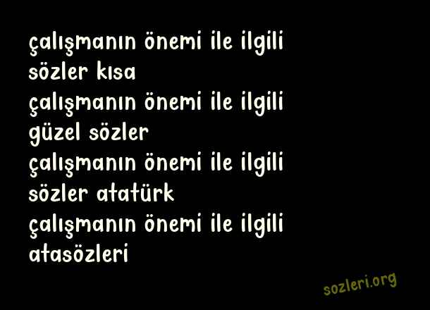 Çalışmanın Önemi