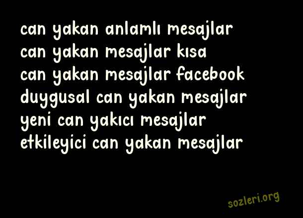 Can Yakan Mesajlar