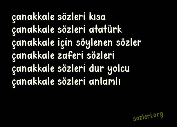Çanakkale