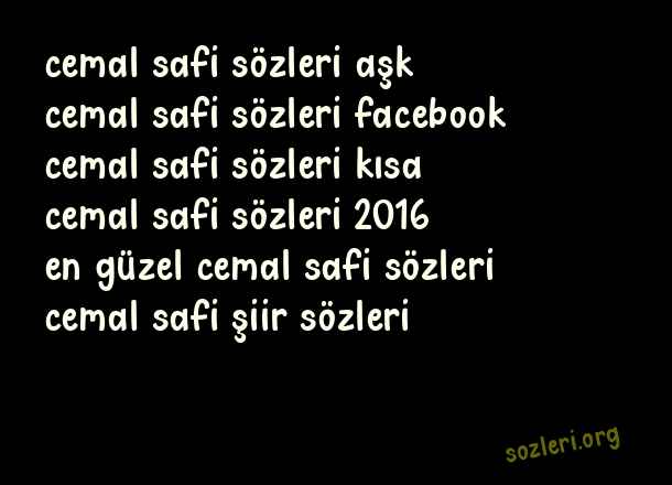 Cemal Safi