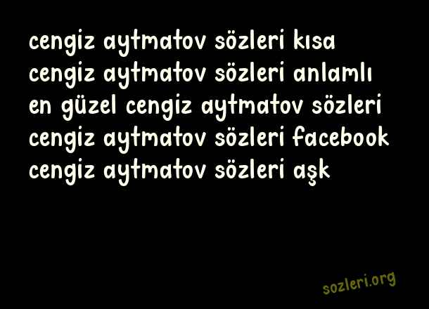 Cengiz Aytmatov