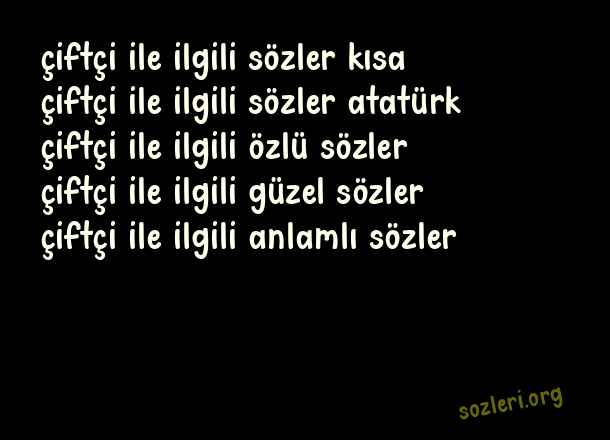 Çiftçi