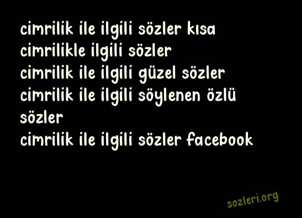 Cimrilik