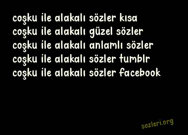 Coşku