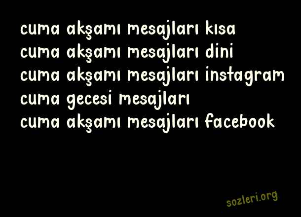 Cuma Akşamı