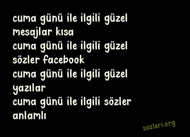 Cuma Günü