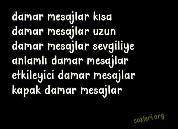 Damar Mesajlar