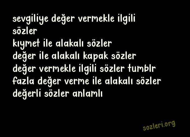 Değer