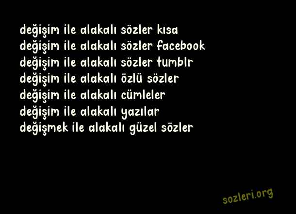 Değişim