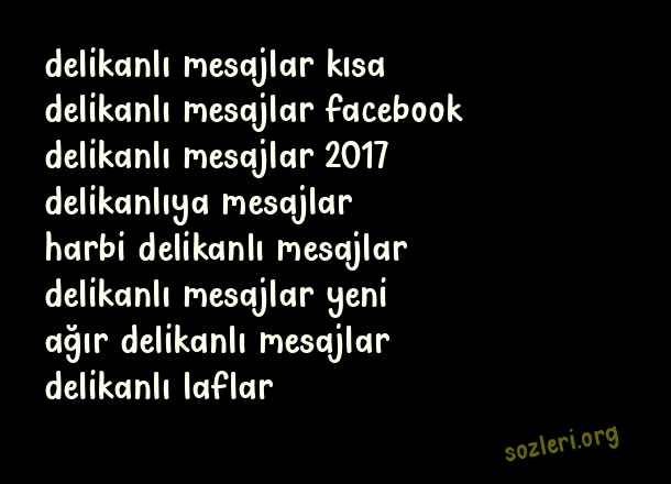 Delikanlı Mesajlar