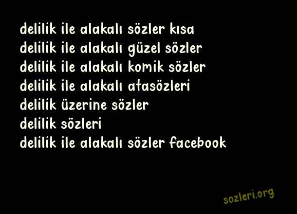 Delilik