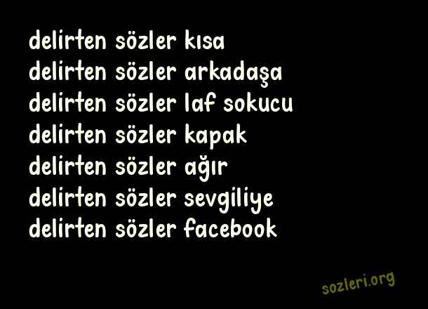 Delirten Sözler