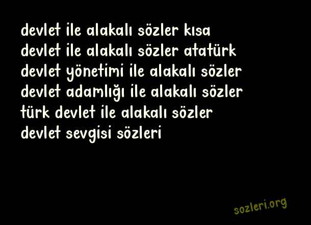 Devlet